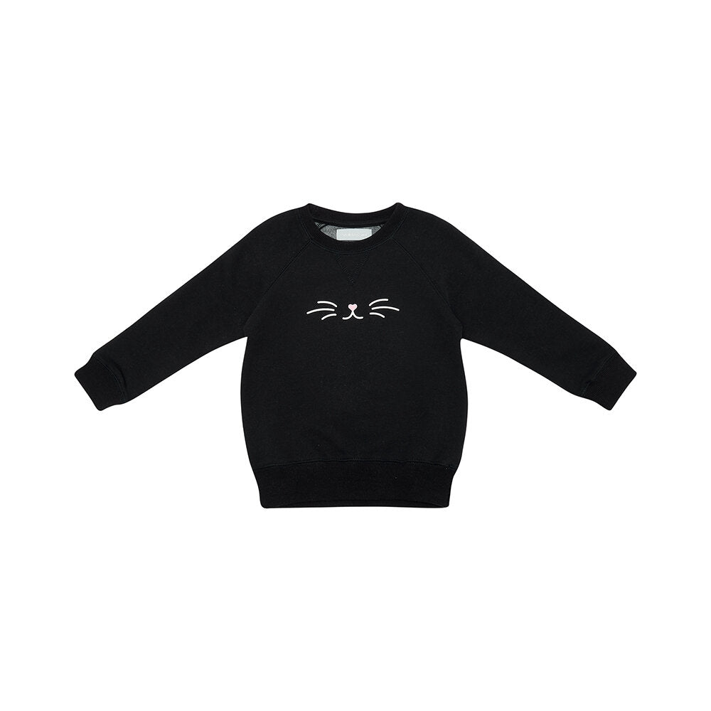 Black Cat Sweatshirt – star & bean