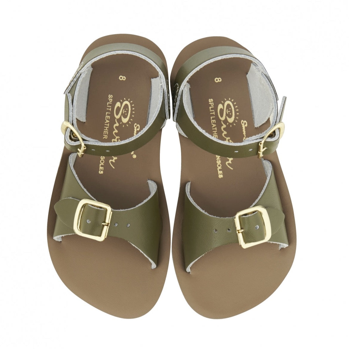 Surfer' Sandals Olive – star bean - Main Image